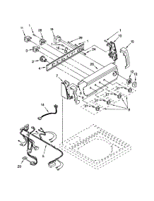 Control Panel parts for Kenmore Washer 110.22924102 (11022924102, 110 22924102) from AppliancePartsPros.com