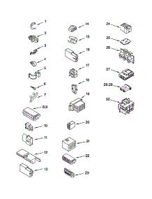Wiring Harness parts for Kenmore Washer 110.22932100 (11022932100, 110 22932100) from AppliancePartsPros.com