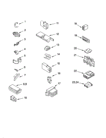 Wiring Harness Parts parts for Kenmore Washer 110.22936102 (11022936102, 110 22936102) from AppliancePartsPros.com
