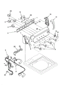 Control Panel Parts parts for Kenmore Washer 110.22942100 (11022942100, 110 22942100) from AppliancePartsPros.com