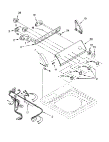 Control Panel Parts parts for Kenmore Washer 110.26944502 (11026944502, 110 26944502) from AppliancePartsPros.com