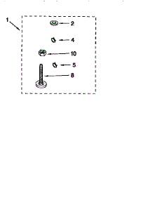 Miscellaneous parts for Kenmore Washer 110.26954690 (11026954690, 110 26954690) from AppliancePartsPros.com