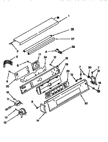 Control Panel parts for Kenmore Washer 110.26954690 (11026954690, 110 26954690) from AppliancePartsPros.com