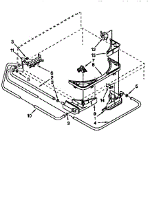 Bleach, Detergent And Rinse Dispenser parts for Kenmore Washer 110.26954690 (11026954690, 110 26954690) from AppliancePartsPros.com