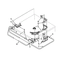 Bleach / Detergent / Rinse Dispenser parts for Kenmore Washer 110.26955691 (11026955691, 110 26955691) from AppliancePartsPros.com