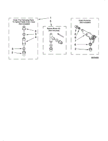 Water System Parts, Optional Parts (Not Included) parts for Kenmore Washer 110.26962503 (11026962503, 110 26962503) from AppliancePartsPros.com