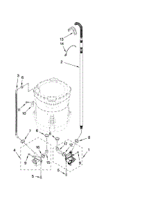 Pump Parts, Optional Parts (Not Included) parts for Kenmore Washer 110.27082604 (11027082604, 110 27082604) from AppliancePartsPros.com