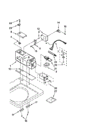 Meter Case Parts parts for Kenmore Washer 110.27112601 (11027112601, 110 27112601) from AppliancePartsPros.com