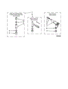 Water System Accessories Parts parts for Kenmore Washer 110.27112601 (11027112601, 110 27112601) from AppliancePartsPros.com