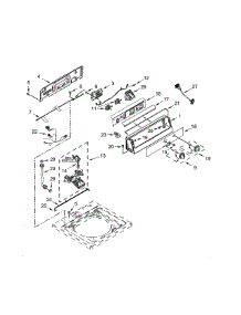 Controls & Water Inlet parts for Kenmore Washer 110.27122310 (11027122310, 110 27122310) from AppliancePartsPros.com