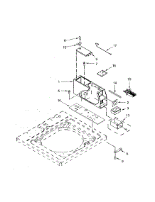Meter Case parts for Kenmore Washer 110.27122310 (11027122310, 110 27122310) from AppliancePartsPros.com