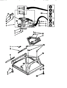 Machine Base parts for Kenmore Washer 110.16101690 (11016101690, 110 16101690) from AppliancePartsPros.com