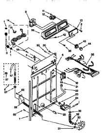Control And Rear Panel parts for Kenmore Washer 110.16101690 (11016101690, 110 16101690) from AppliancePartsPros.com