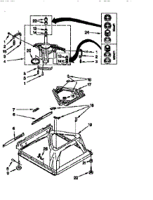 Machine Base parts for Kenmore Washer 110.16101691 (11016101691, 110 16101691) from AppliancePartsPros.com