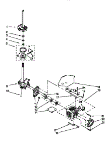 Motor And Pump parts for Kenmore Washer 110.16502690 (11016502690, 110 16502690) from AppliancePartsPros.com