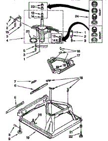 Machine Base parts for Kenmore Washer 110.16502693 (11016502693, 110 16502693) from AppliancePartsPros.com