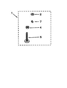 Miscellaneous parts for Kenmore Washer 110.16502694 (11016502694, 110 16502694) from AppliancePartsPros.com