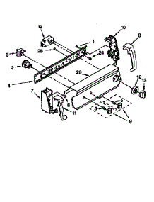 Control Panel parts for Kenmore Washer 110.16502694 (11016502694, 110 16502694) from AppliancePartsPros.com