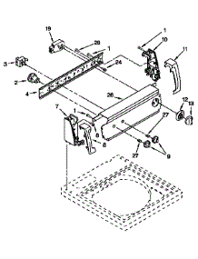 Control Panel parts for Kenmore Washer 110.16512690 (11016512690, 110 16512690) from AppliancePartsPros.com