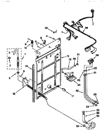 Rear Panel parts for Kenmore Washer 110.16512690 (11016512690, 110 16512690) from AppliancePartsPros.com