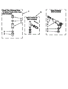 Water System parts for Kenmore Washer 110.16512691 (11016512691, 110 16512691) from AppliancePartsPros.com