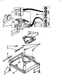 Machine Base parts for Kenmore Washer 110.16512692 (11016512692, 110 16512692) from AppliancePartsPros.com