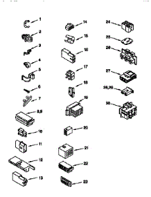 Miscellaneous parts for Kenmore Washer 110.16602690 (11016602690, 110 16602690) from AppliancePartsPros.com