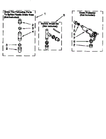 Water System parts for Kenmore Washer 110.16602692 (11016602692, 110 16602692) from AppliancePartsPros.com