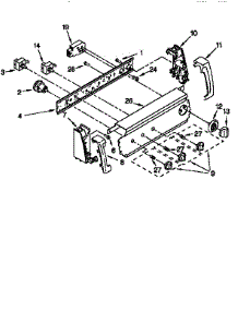 Control Panel parts for Kenmore Washer 110.16602692 (11016602692, 110 16602692) from AppliancePartsPros.com