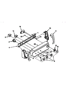 Control Panel parts for Kenmore Washer 110.16602693 (11016602693, 110 16602693) from AppliancePartsPros.com