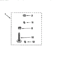 Miscellaneous parts for Kenmore Washer 110.16612690 (11016612690, 110 16612690) from AppliancePartsPros.com