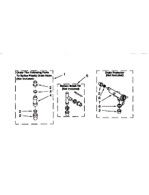 Water System Misc. parts for Kenmore Washer 110.16612691 (11016612691, 110 16612691) from AppliancePartsPros.com