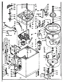 Machine Sub-Assembly parts for Kenmore Washer 110.6305400 (1106305400, 110 6305400) from AppliancePartsPros.com