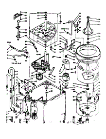 Machine Sub-Assembly parts for Kenmore Washer 110.6305600 (1106305600, 110 6305600) from AppliancePartsPros.com