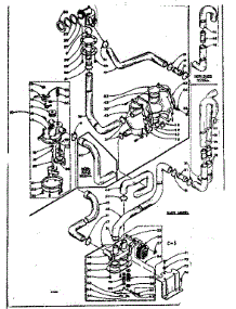 Water System parts for Kenmore Washer 110.6305700 (1106305700, 110 6305700) from AppliancePartsPros.com