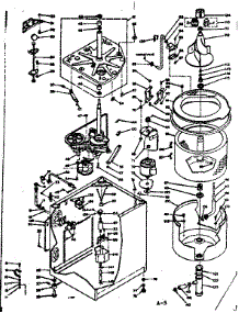 Machine Sub-Assembly parts for Kenmore Washer 110.6305704 (1106305704, 110 6305704) from AppliancePartsPros.com