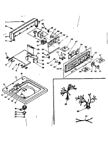 Top And Console Assembly parts for Kenmore Washer 110.6305751 (1106305751, 110 6305751) from AppliancePartsPros.com