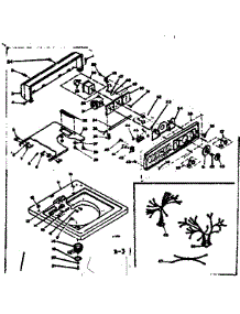 Top And Console Assembly parts for Kenmore Washer 110.6305760 (1106305760, 110 6305760) from AppliancePartsPros.com