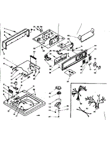 Top And Console Assembly parts for Kenmore Washer 110.6305805 (1106305805, 110 6305805) from AppliancePartsPros.com