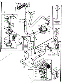 Water System parts for Kenmore Washer 110.6305854 (1106305854, 110 6305854) from AppliancePartsPros.com
