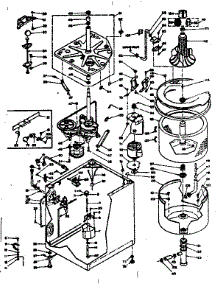 Machine Sub-Assembly parts for Kenmore Washer 110.6305855 (1106305855, 110 6305855) from AppliancePartsPros.com