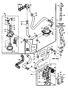 Water System parts for Kenmore Washer 110.6305855 (1106305855, 110 6305855) from AppliancePartsPros.com