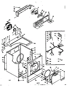 Machine Sub-Assembly parts for Kenmore Dryer 110.6307402 (1106307402, 110 6307402) from AppliancePartsPros.com