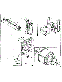 Bulkhead Assembly parts for Kenmore Dryer 110.6307501 (1106307501, 110 6307501) from AppliancePartsPros.com