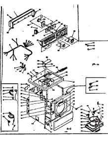 Machine Sub-Assembly parts for Kenmore Dryer 110.6307600 (1106307600, 110 6307600) from AppliancePartsPros.com