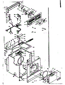 Machine Sub-Assembly parts for Kenmore Dryer 110.6307601 (1106307601, 110 6307601) from AppliancePartsPros.com