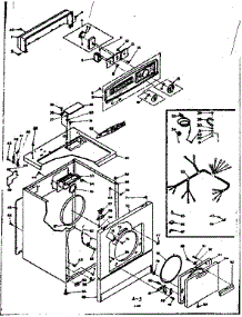 Machine Sub-Assembly parts for Kenmore Dryer 110.6307602 (1106307602, 110 6307602) from AppliancePartsPros.com