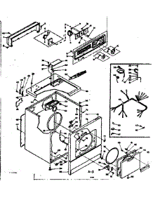 Machine Sub-Assembly parts for Kenmore Dryer 110.6307603 (1106307603, 110 6307603) from AppliancePartsPros.com