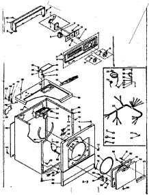Machine Sub Assembly parts for Kenmore Dryer 110.6307604 (1106307604, 110 6307604) from AppliancePartsPros.com