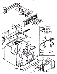 Machine Sub Assembly parts for Kenmore Dryer 110.6307640 (1106307640, 110 6307640) from AppliancePartsPros.com